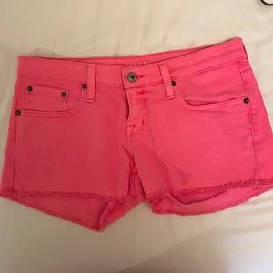 Hot pink Big Star 1974 Jean shorts, size 28